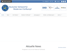 Tablet Screenshot of dvmf.de